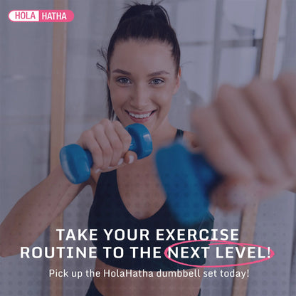 2, 3, and 5 Pound Neoprene Dumbbell Free Weight Set with Rack