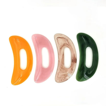 1Pc Guasha Board Resin Beeswax/Synthetic Resin Tool Scrpy Aping Board Massage Tool Guasha Massage Board Scraper Massage Thera