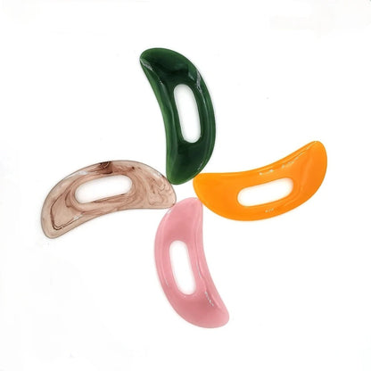 1Pc Guasha Board Resin Beeswax/Synthetic Resin Tool Scrpy Aping Board Massage Tool Guasha Massage Board Scraper Massage Thera