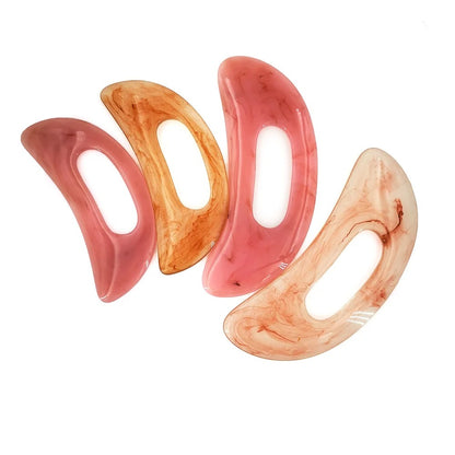 1Pc Guasha Board Resin Beeswax/Synthetic Resin Tool Scrpy Aping Board Massage Tool Guasha Massage Board Scraper Massage Thera
